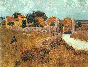 Vincent Van Gogh Farmhouse in Provence painting